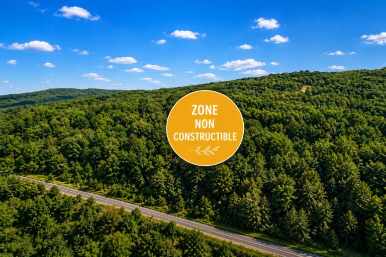 Terrain de loisirs boisé – plus de 19 000 m² – Sauve
